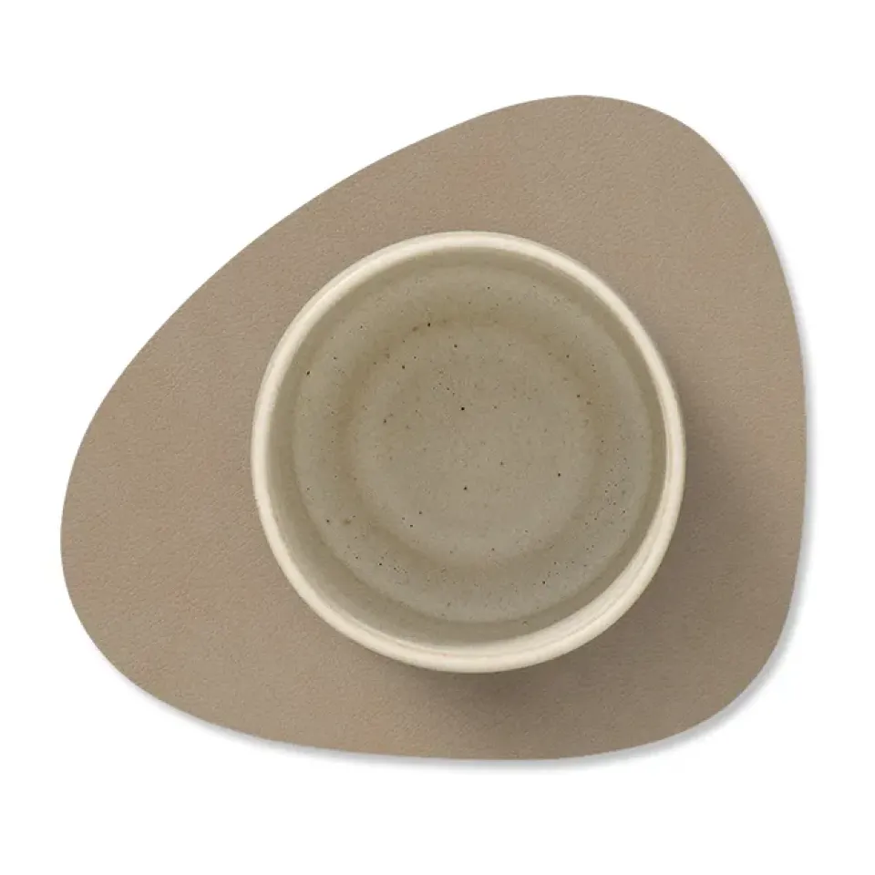 LIND DNA Posavasos<Posavasos Nupo curve, Clay brown Beige