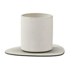 LIND DNA Posavasos Nupo curve, Linen Gris