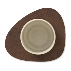 LIND DNA Posavasos Nupo curve, oscuro Marrón Discount