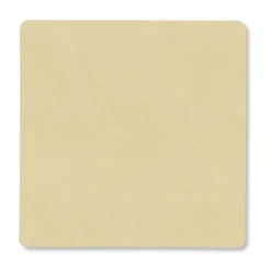 LIND DNA Posavasos<Posavasos Nupo square, Lemon sorbet Beige