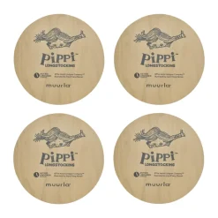 Muurla Posavasos Pippi 4 piezas, Brinco Multi Best
