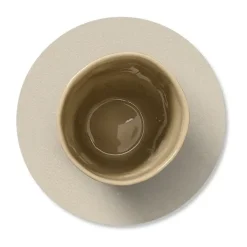 LIND DNA Posavasos<Posavasos Serene circular Ø10 cm, Cream Blanco
