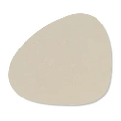 LIND DNA Posavasos<Posavasos Serene curvo 11x13 cm, Cream Blanco