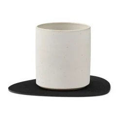 LIND DNA Posavasos Serene curvo 11x13 cm, Black Negro New