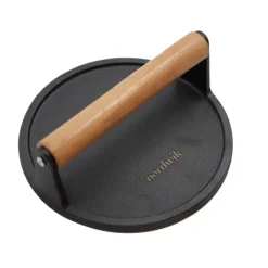Nordwik Prensa hambuerguesa Smash Burger 18 cm, Hierro fundido Negro Clearance