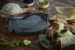 Victoria Prensa para tortillas Heavy duty Ø25 cm, Negro