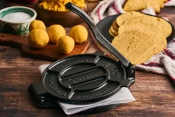 Victoria Otros Utensilios De Cocina<Prensa para tortillas hierro fundido 20 cm, Negro