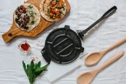 Victoria Otros Utensilios De Cocina<Prensa para tortillas hierro fundido 20 cm, Negro