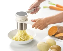 Joseph Joseph Prensa Ajos Y Pasapurés<Prensa patatas Helix 26,5 cm, Blanco BlancoGris