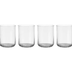 Scandi Living Pristine vaso 37 cl 4-pack, Claro Transparente Discount