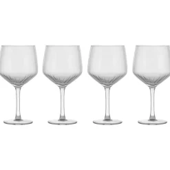 Scandi Living Pristine vaso Gin & Tonic 64 cl 4-pack, Claro Transparente Outlet