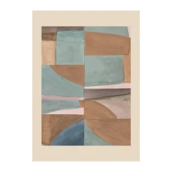 Paper Collective Láminas Y Pósteres<Póster Autumn Forms 03, 50x70 cm AzulMarrón