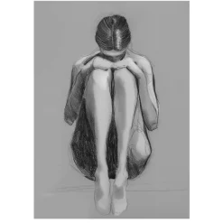 Anna Bülow Póster Darksoom 1, 50 x 70 cm GrisNegroBlanco Hot
