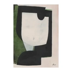 Paper Collective Póster Head To Head 02, 50x70 cm Beige New