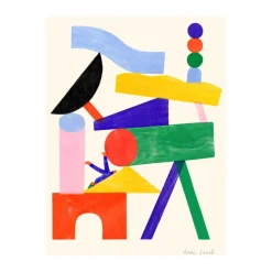 Paper Collective Póster Jouer, 50x70 cm Multi Hot