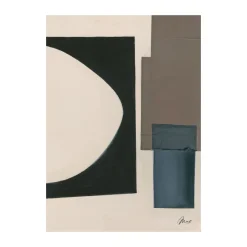 Paper Collective Póster Lunar Light, 50x70 cm NegroMarrónBeigeAzul Best