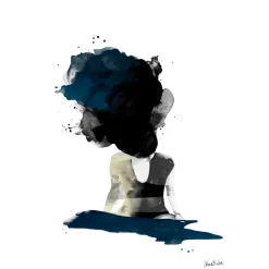 Anna Bülow Láminas Y Pósteres<Póster On her mind, 50 x 70 cm MultiNegroBlanco