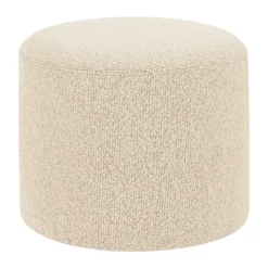 Hem Puf Bon Ø50x41 cm, Eggshell Beige Best