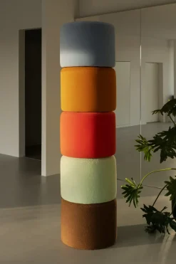 Hem Pufs<Puf Bon Ø50x41 cm, Sawdust Marrón