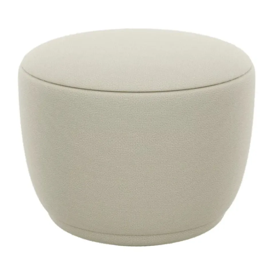 Blomus Pufs<Puf Kuon Ø48x45 cm, Boucla Beige