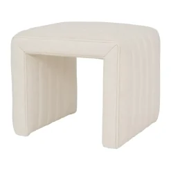 URBAN NATURE CULTURE Puf Lyne 46x35x38 cm, Off white Blanco Sale