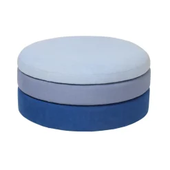 Broste Copenhagen Puf Pond 30 cm, Blue shades Azul Clearance