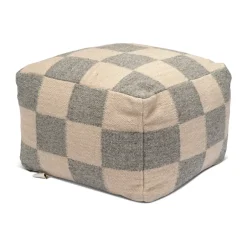 Classic Collection Puf Square 50x50 cm, Gris-natural GrisBeige Online