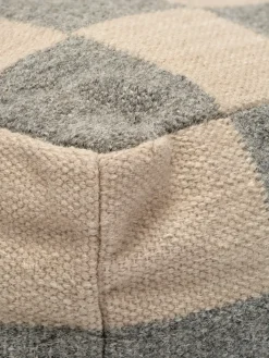 Classic Collection Puf Square 50x50 cm, Gris-natural GrisBeige Online