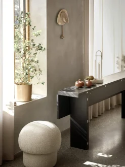 Design House Stockholm Pufs<Pufe Uno Ø50 cm, Cream Blanco