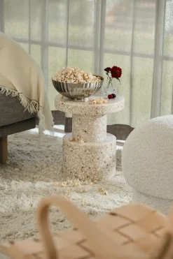 Design House Stockholm Pufs<Pufe Uno Ø50 cm, Cream Blanco