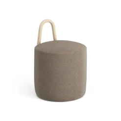 Swedese Pufs<Puff Amstelle pequeño roble lacado natural, Main Line Flax 23 Beige