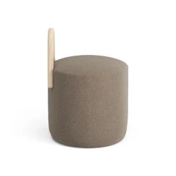 Swedese Pufs<Puff Amstelle pequeño roble lacado natural, Main Line Flax 23 Beige