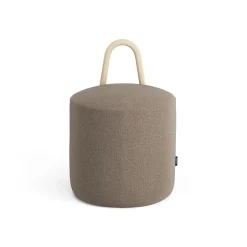 Swedese Pufs<Puff Amstelle pequeño roble lacado natural, Main Line Flax 23 Beige