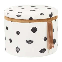 Kid's Concept Sillas Infantiles|Pufs<Puff con almacenamiento Pippi Ø40x30,5 cm, Multi