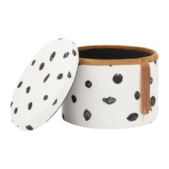 Kid's Concept Sillas Infantiles|Pufs<Puff con almacenamiento Pippi Ø40x30,5 cm, Multi
