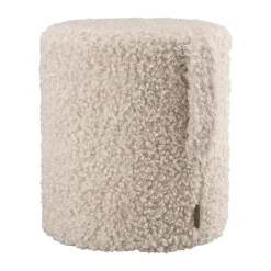 Blomus Puff de asiento Teddy, Moonbeam, Ø35 × 40 cm Beige Outlet