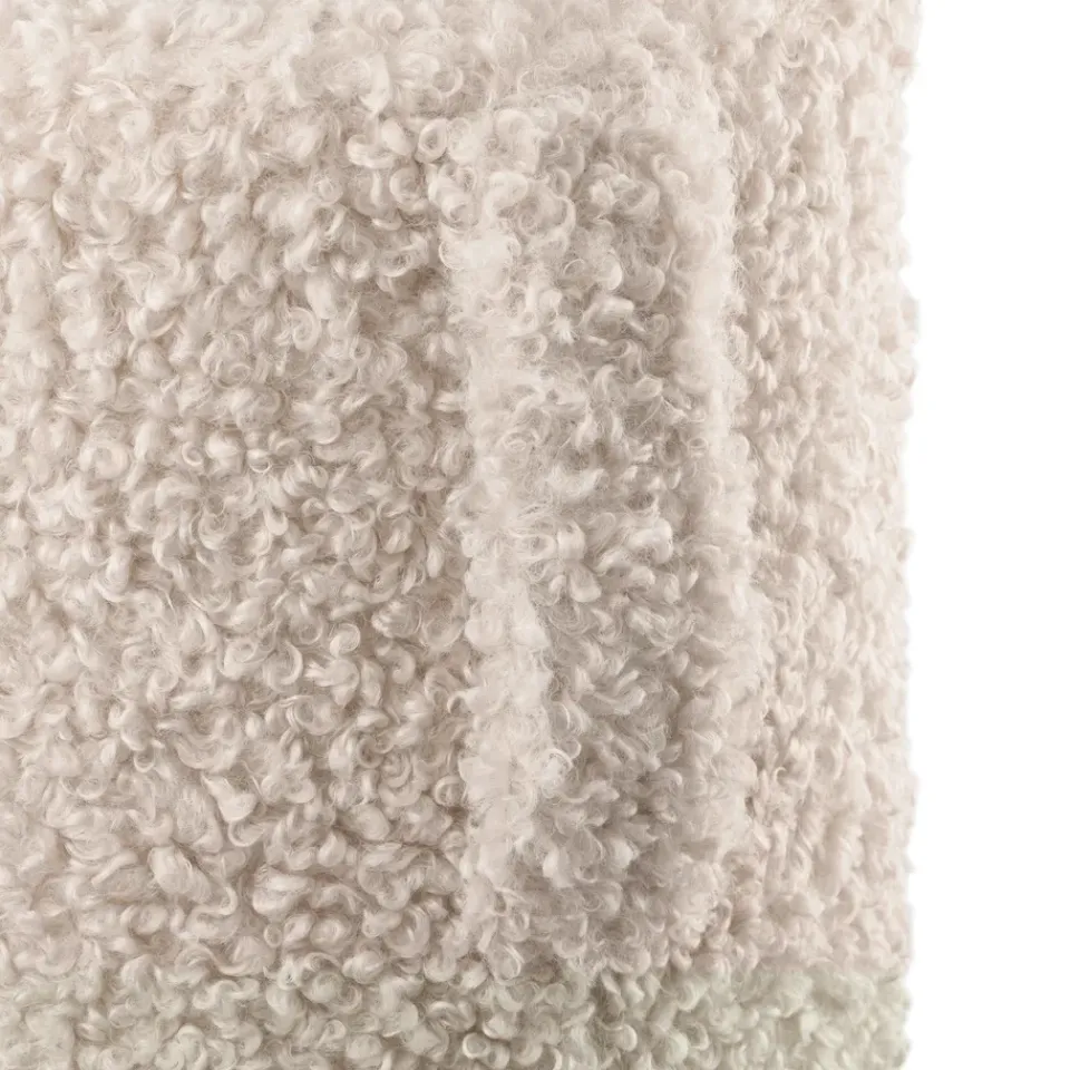 Blomus Puff de asiento Teddy, Moonbeam, Ø35 × 40 cm Beige Outlet