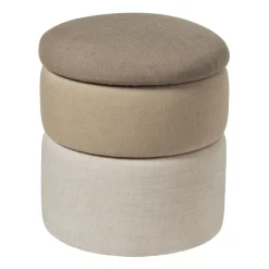 Broste Copenhagen Pufs<Puff Pond 42 cm, shades Beige