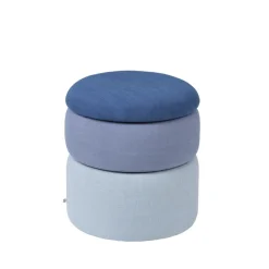 Broste Copenhagen Pufs<Puff Pond 42 cm, Blue shades Azul