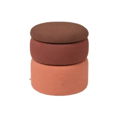Broste Copenhagen Pufs<Puff Pond 42 cm, Rusty shades RojoMarrónNaranja