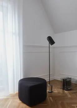 AYTM Pufs<Puff Stilla bouclé, Anthracite GrisNegro