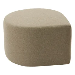 AYTM Puff Stilla bouclé, Taupe Beige