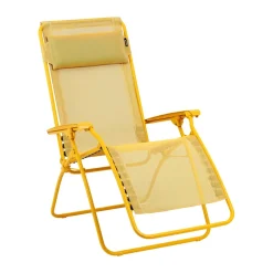 Lafuma Tumbonas Y Sillas Para Tomar El Sol<R Clip Batyline tumbona, Miel Amarillo