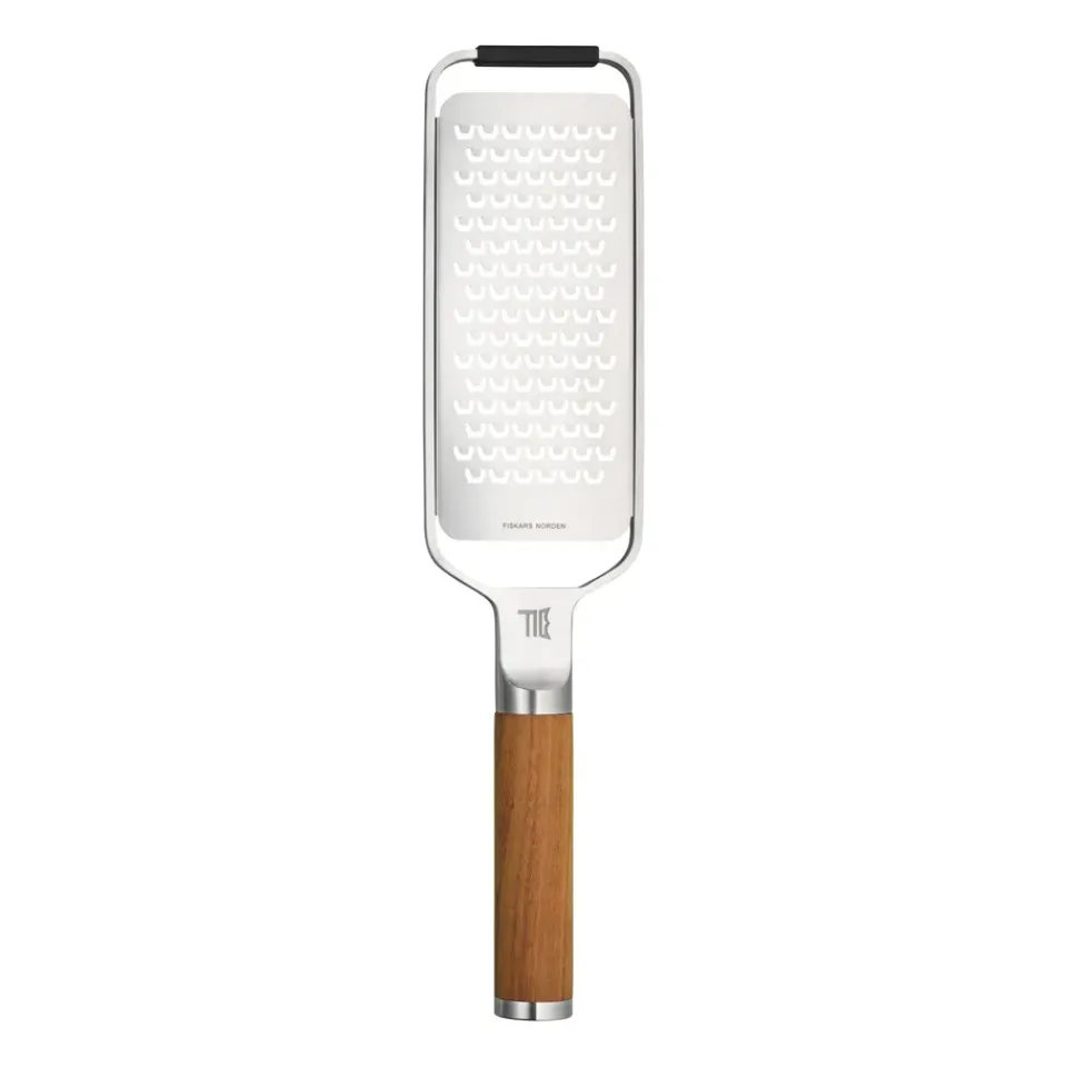 Fiskars Rallador grueso Norden, acero inoxidable-abedul Plateado Best