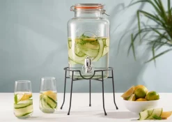 Kilner Botes Y Tarros<Recipiente de vidrio con grifo 5 l, Transparente