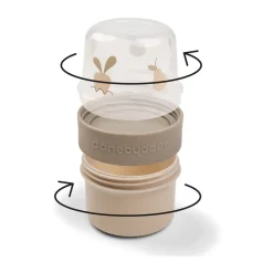 Done by deer Recipiente para líquidos Birdee To go 2-way S, Sand Beige Hot