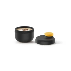 Lékué Recipiente para salsas To Go organic 50 ml, Negro