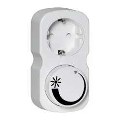 Scandi Essentials Otros Accesorios De Iluminación<Regulador de intensidad de luz enchufable Lit Saco, Blanco