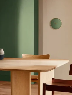 Arne Jacobsen Clocks Reloj AJ City Hall, , Ø21 cm Verde Clearance