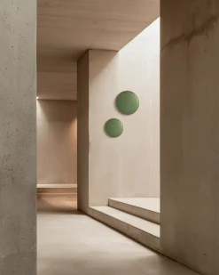 Arne Jacobsen Clocks Reloj AJ City Hall, , Ø21 cm Verde Clearance